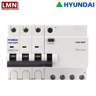 HRO63P 3NG 3P+N -hyundai-rcbo-bao-ve-qua-tai-chong-ro 